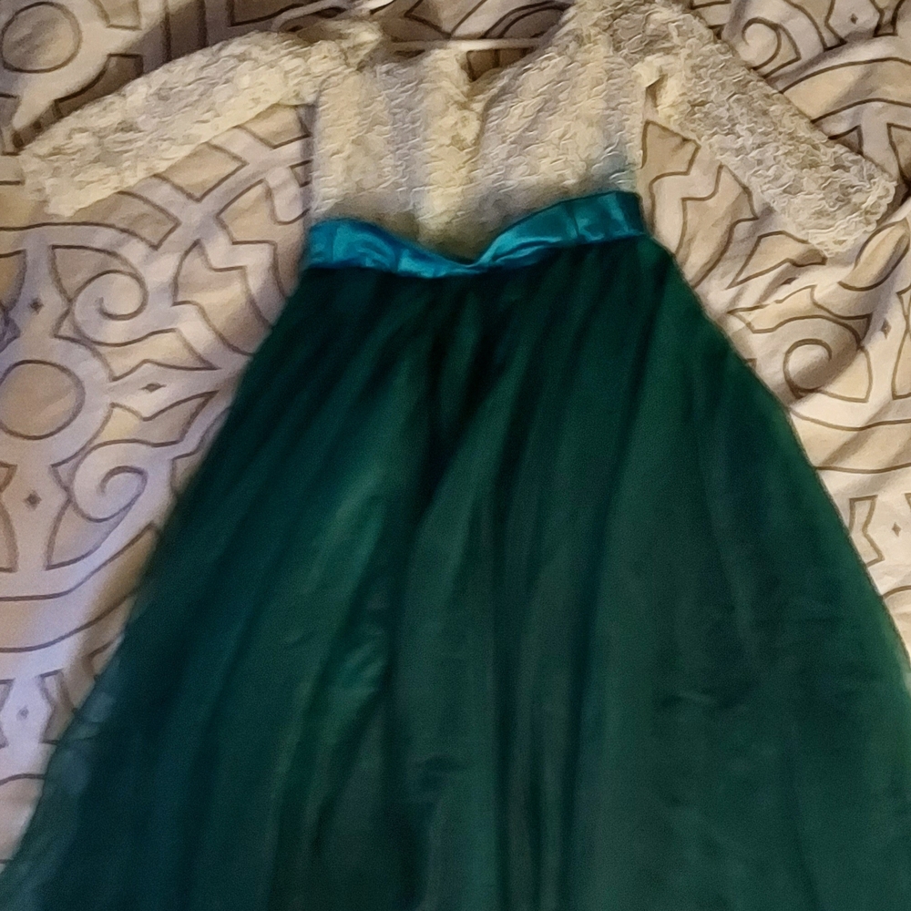 Elegant Lace and Tulle Kids Dress